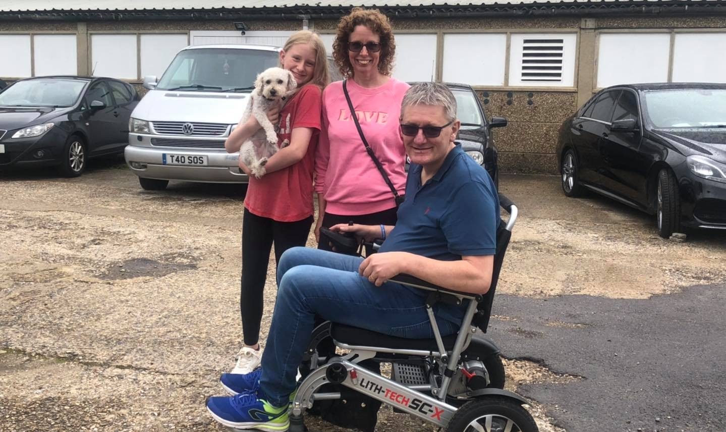 lithtech Wheelchair user with Family